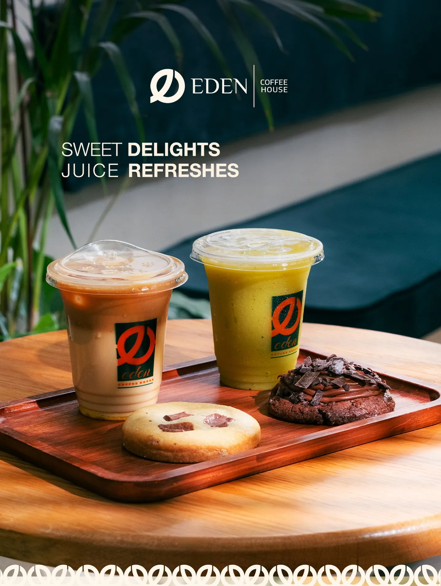 Close-up of a barista tamping espresso at the bar